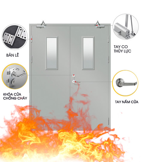 Nam Phát Mavi - Cửa thép chống cháy: thông số và ứng dụng làm cửa thoát hiểm